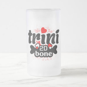 Trotse Trini 2D Bot Grappige Trinidadiaanse Uitdru Matglas Bierpul