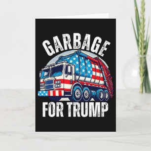 Trotse Trump Garbyge Supporter Garbyge Voor Trump Kaart