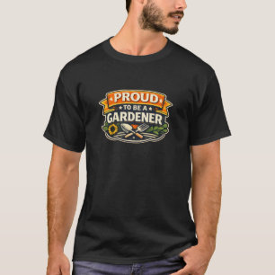 Trotse tuinman vintage tuinman T-shirt