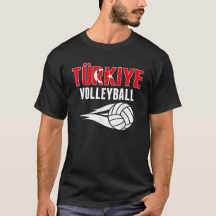 Trotse Turkije Volleybal Fans Jersey Pride Troje T-shirt