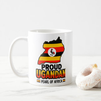 Trotse Ugandan – Parel van Afrika | Oeganda Vlag & Koffiemok