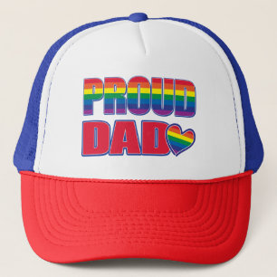 Trotse Vader Gay Pride Trucker Pet