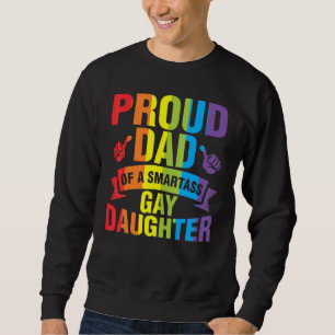 Trotse Vader Homodochter Regenboog Bondgenoot LGBT Trui