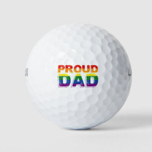 Trotse Vader LGBT Ouder Gay Pride Vader Golfballen