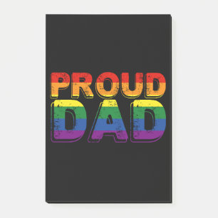 Trotse Vader LGBT Ouder Gay Pride Vader Post-it® Notes