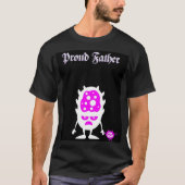 Trotse vader monster t-shirt (Voorkant)