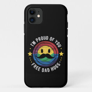 Trotse Vader Omhelzingen Gay Pride Bondgenoot LGBT iPhone 11 Hoesje