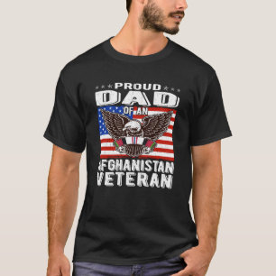 Trotse vader van de Afghaanse veteraan Patriottisc T-shirt