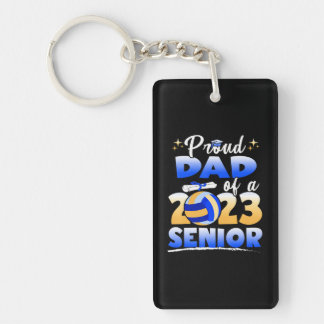 Trotse vader van een 2023 senior volleybal Afstude Sleutelhanger