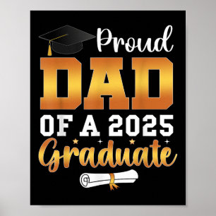 Trotse vader van een 2025 Afstuderen senior CL van Poster