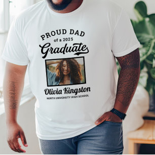 Trotse vader van een afgestudeerde in 2026 Wit T-shirt