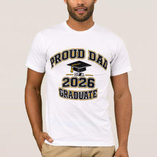 Trotse Vader Van Een Afgestudeerde Van 2026 Varsit T-shirt