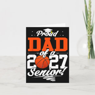Trotse vader van een basketbal eindexamenklas 2026 kaart