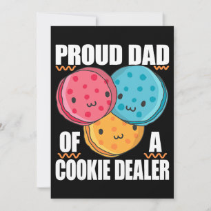 Trotse vader van een Cookie Dealer voor Meisjes Sc Kaart