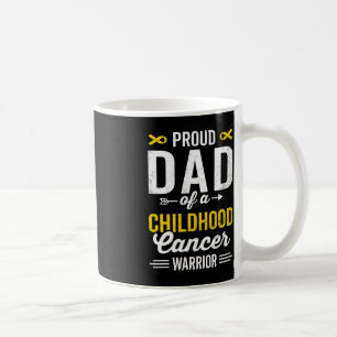 Trotse vader van een kindertijd kanker krijger ove koffiemok