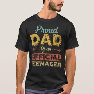 Trotse vader van een officiële 13-jarige verjaarda t-shirt