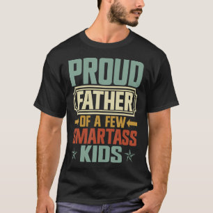 Trotse vader van een paar smartass Kinder Vaderdag T-shirt