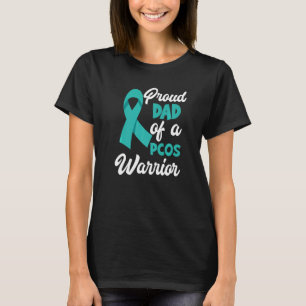 Trotse vader van een PCOS-strijder PCOS-bewustzijn T-shirt