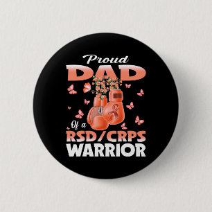 Trotse vader van een RSD Corps Warrior Awareness B Ronde Button 5,7 Cm