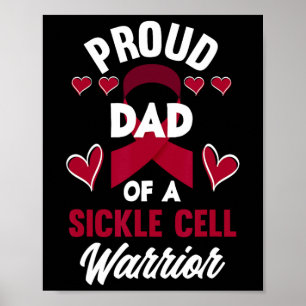Trotse vader van een sikkelcelstrijder sikkelcel w poster