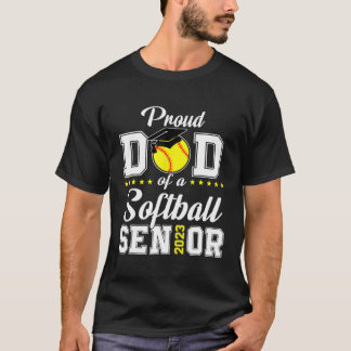 Trotse vader van een softbal senior 2023 klasse va t-shirt