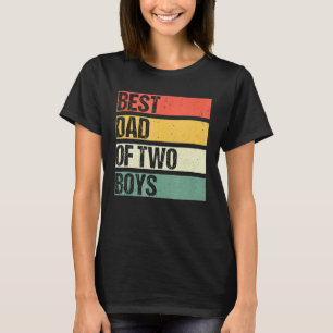 Trotse vader van twee Geweldige zoons vader van 2  T-shirt