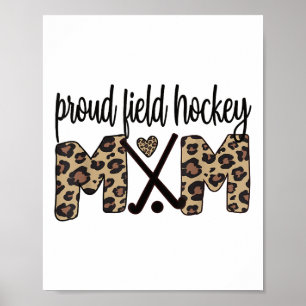 Trotse veldhockeymoeder veldhockey mama poster
