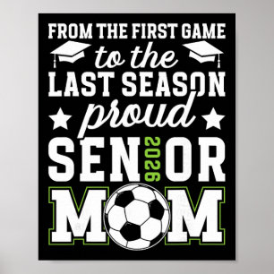 Trotse Voetbal Senior Moeder 2026 Voetbal Senior M Poster