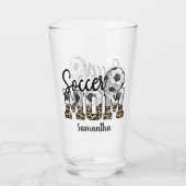 Trotse voetbalmoeder - Sidenier Kampioen Glas (Achterkant)