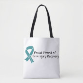 Trotse vriend van Brain Injury Recovery Canvas tas (Voorkant)