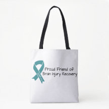 Trotse vriend van Brain Injury Recovery Canvas tas