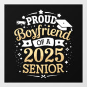 Trotse vriend van een Afstuderen Afstuderen uit 20 Raamsticker (Vel)