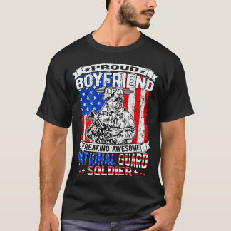 Trotse Vriend Van Een Nationale Gardesoldaat T-shirt