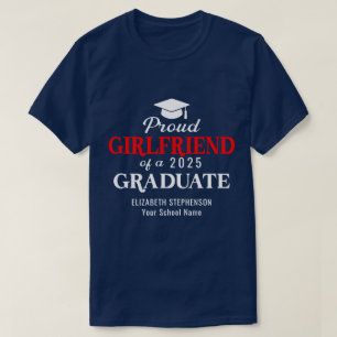 Trotse vriendin afstudeercoördinatie familie t-shirt