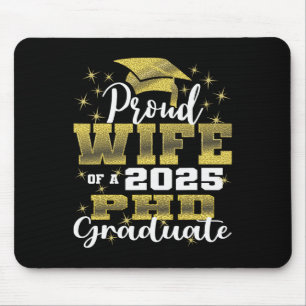 Trotse vrouw CL van 2025 PhD Afstuderen doctoraat Muismat