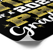 Trotse vrouw CL van 2025 PhD Afstuderen doctoraat Poster (Hoek)