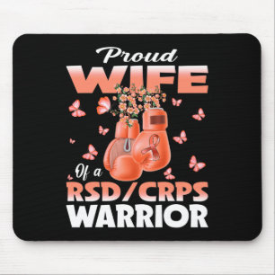 Trotse vrouw van een RSD Corps Warrior Awareness B Muismat