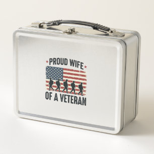 Trotse vrouw van een veteran-patriottisch shirtont