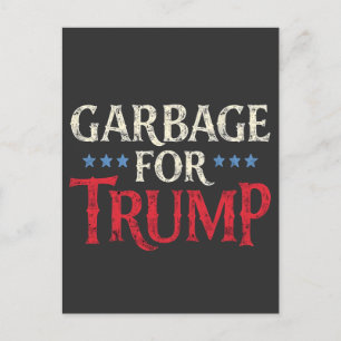 Trotse vuilnis Puerto Rico Latino's voor Trump Briefkaart