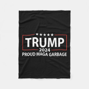 Trotse vuilnis Trump supporter 6 Fleece Deken