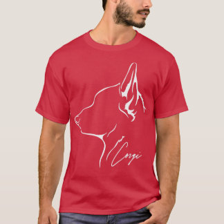 Trotse Welsh Corgi Profiel Hondenras Dog1314 T-shirt