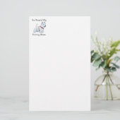 Trotse Westie volgers Briefpapier (Staand voorkant)