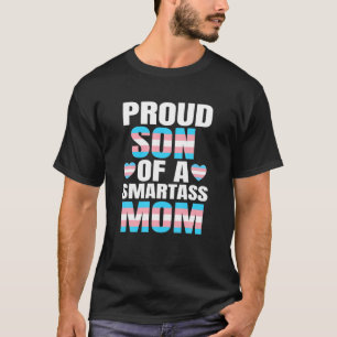 Trotse zoon brutale moeder transgender trans trots t-shirt