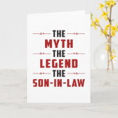 Trotse Zoon in Recht Vader in Recht Rechtszaak Gra Kaart (Gele Bloem)