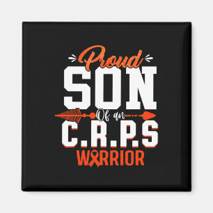 Trotse zoon van een CRPS Warrior maand Sinaasappel Magneet