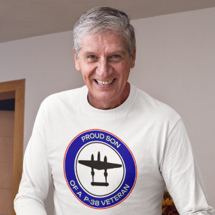Trotse zoon van een P-38-veteraan T-shirt