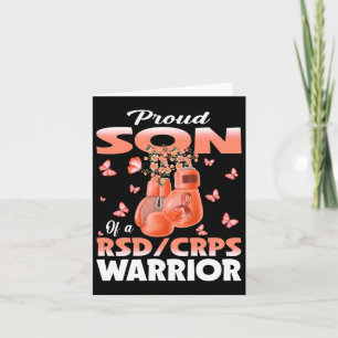 Trotse zoon van een RSD CRPS Warrior Awareness Box Kaart