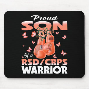 Trotse zoon van een RSD CRPS Warrior Awareness Box Muismat
