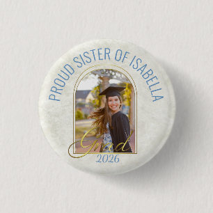 Trotse Zus van de Afgestudeerde Moderne Aangepaste Ronde Button 3,2 Cm