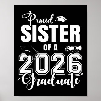 Trotse Zus Van Een Afgestudeerde In 2026 Grad Seni Poster